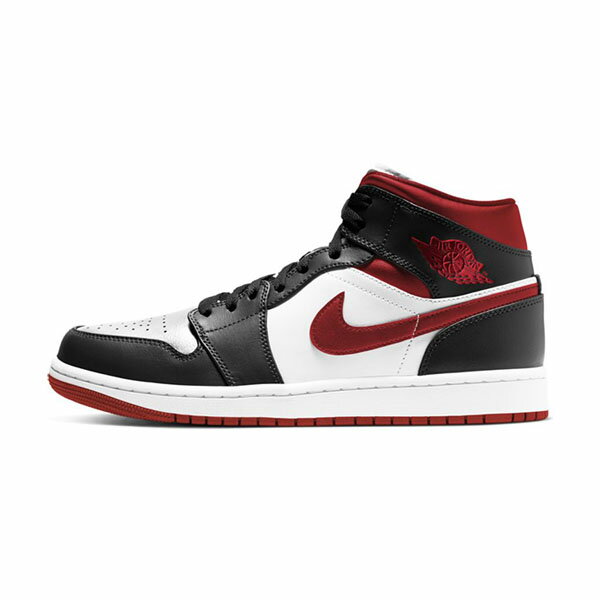 jordan aj 1 mid red and white