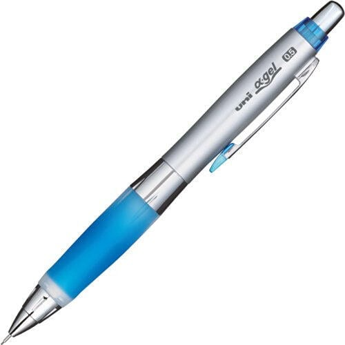 ☆勳寶玩具舖【現貨】三菱 Uni α-gel M5-617GG 阿發搖搖自動鉛筆 果凍筆 0.5 mm 藍色