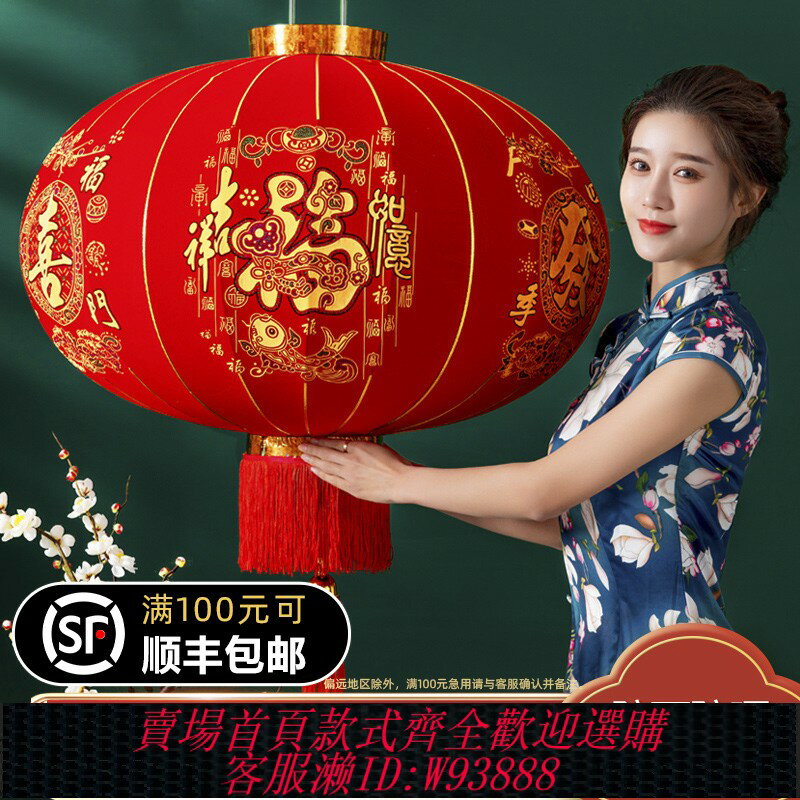 {臺灣公司貨 可打統編}2025新款大紅燈籠燈吊燈過年春節新年裝飾戶外大門口一對陽臺掛飾