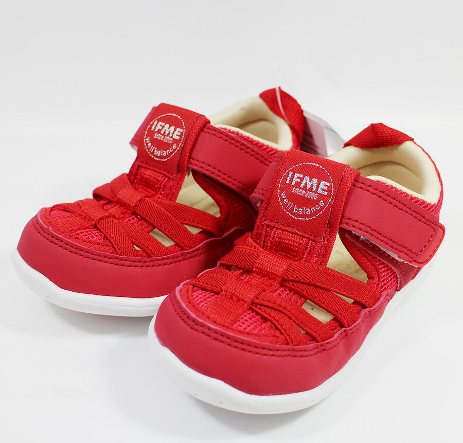 零碼特價 IFME 童鞋 水鞋 涼鞋 機能運動鞋 學步鞋 室內鞋 快乾 IF20-331314紅色 [陽光樂活](E2)