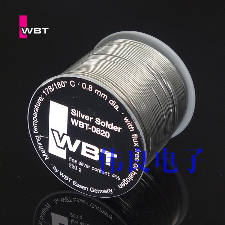 保真德國 WBT-0820 含銀 4% 焊錫線 行貨正品 焊錫 摩可美家