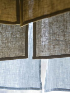 我家的小門簾日式亞麻北歐隔斷廚房臥室窗簾家用商用免打孔裝飾 樂樂百貨