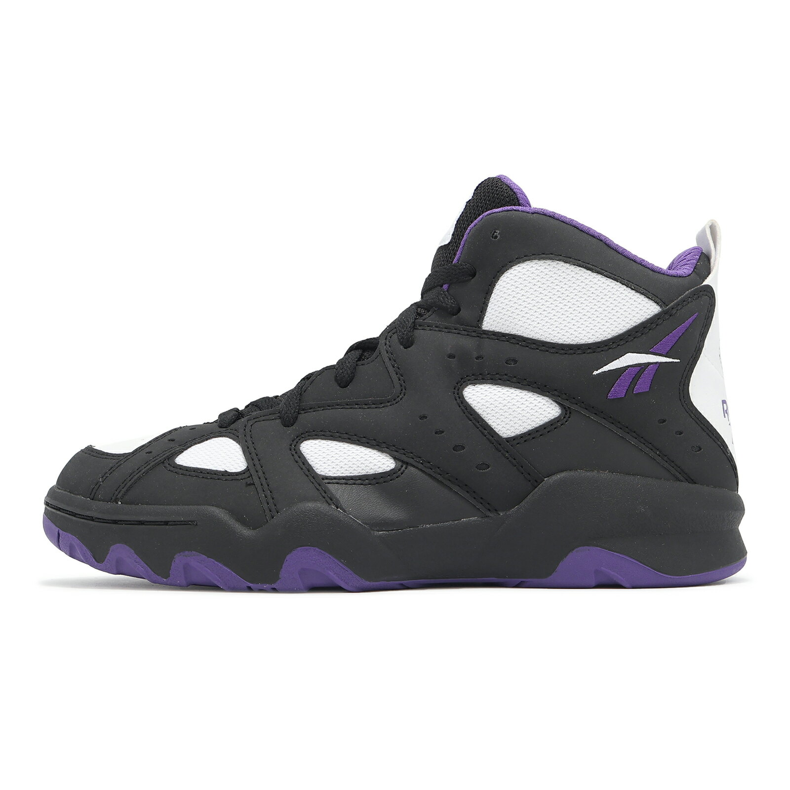 Reebok 籃球鞋 ATR Decimator 男鞋 黑紫白 Above the Rim 復古 中高筒 運動鞋 100201336