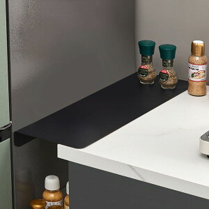 廚房臺面延長夾縫板免打孔墻上置物架子冰箱縫隙板桌面加長延伸板