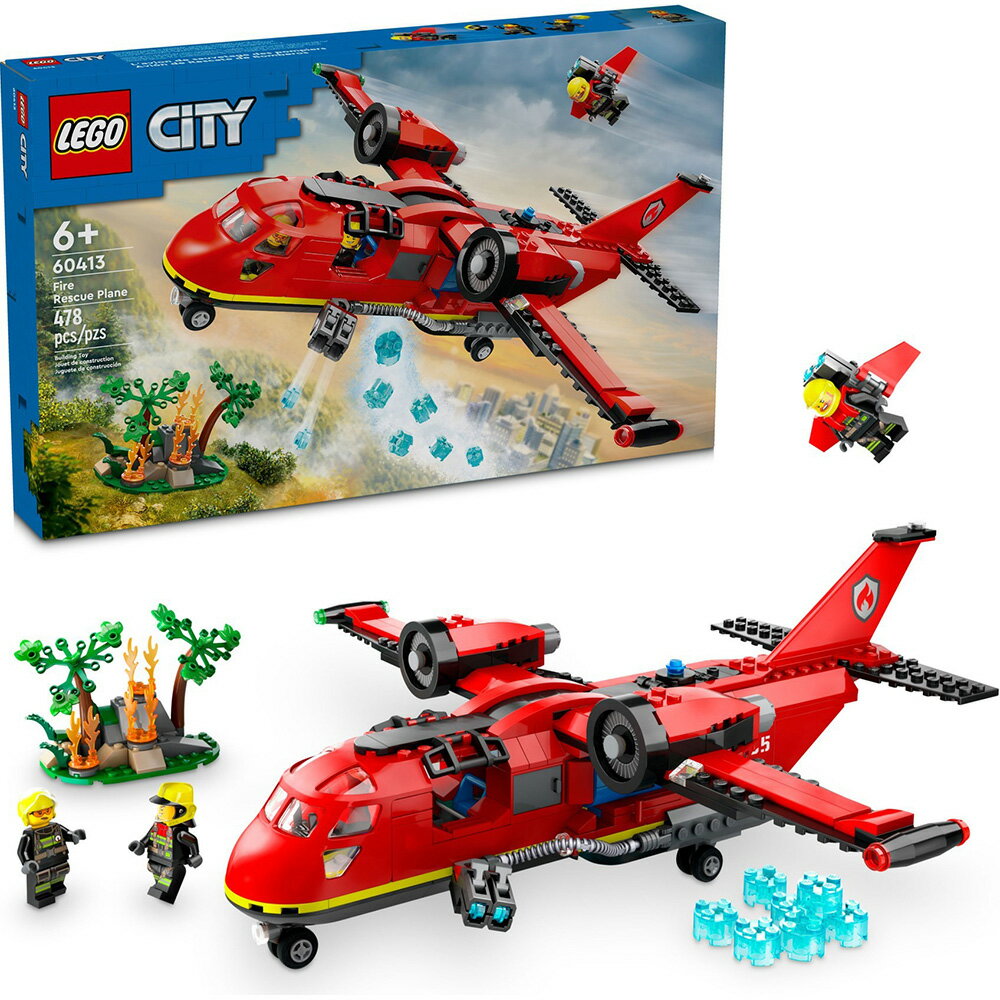 樂高LEGO 60413 City 城市系列 消防救援飛機