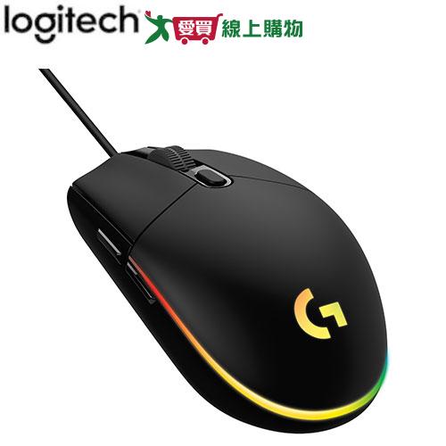 Logitech羅技 炫彩遊戲滑鼠G102-黑【台灣公司貨】【愛買】