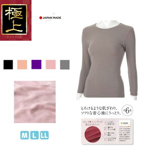 日本製 極上Toro-ri Gokujou Premium Inner 秋冬季保暖 8分袖 女內衣 女內搭衣(5色)