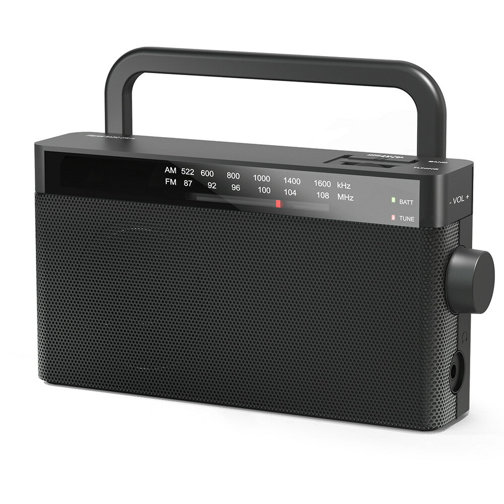 熱銷覆古多功能am fm便攜式收音機 可充電低音炮老人FM廣播收音機