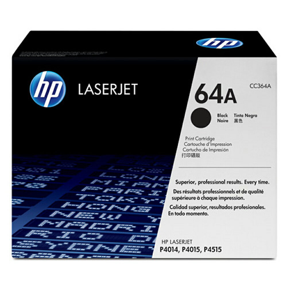 HP 黑色原廠碳粉匣 / 個 CC364A 64A