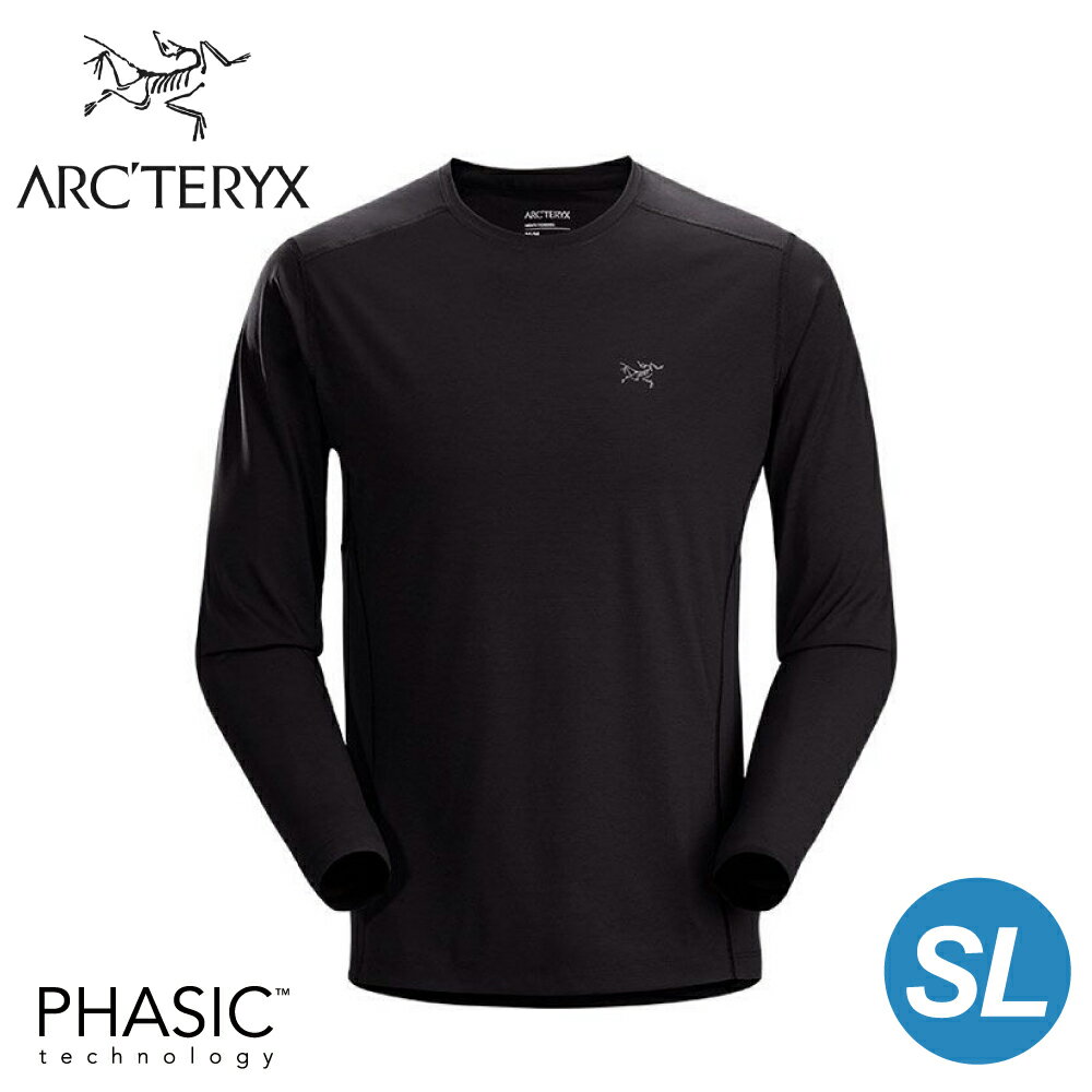 【ARC'TERYX 始祖鳥 男 Motus SL 快乾長袖圓領衫《黑》】26838/長袖T恤/排汗衣/薄長袖