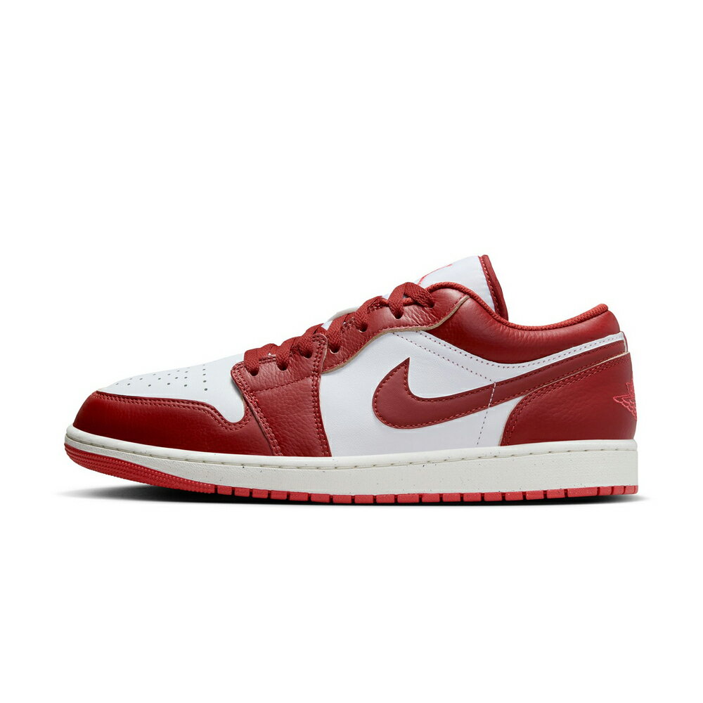 【NIKE】Air Jordan 1 Low SE 喬丹 運動鞋 籃球鞋 紅白 男鞋 -FJ3459160
