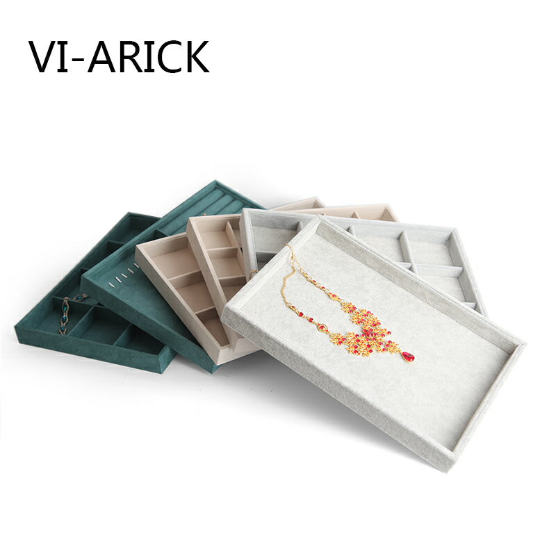VI-ARICK戒指項鏈收納盤手鐲耳環珠寶箱展示道具地攤擺攤首飾托盤