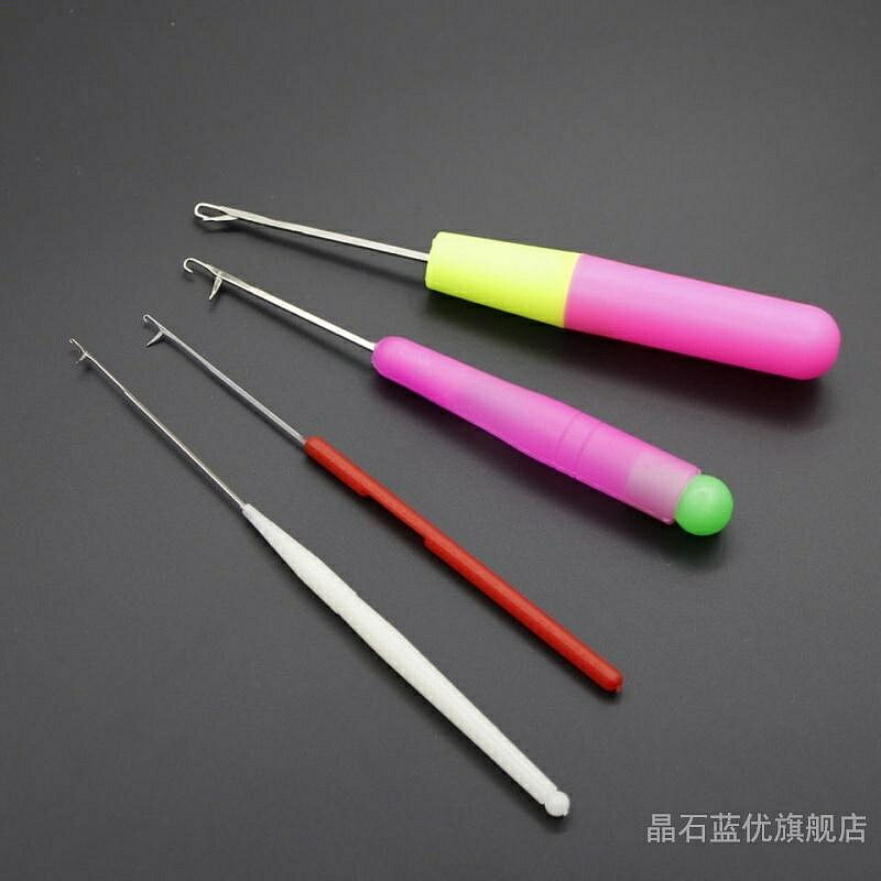 織補專用工具帶舌頭鉤編織工具細小鉤不銹鋼毛衣手工DIY織