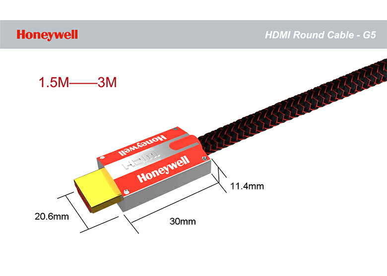 <br/><br/>  Honeywell G5系列 4K  HDMI 圓線 2M 店面提供測試線<br/><br/>