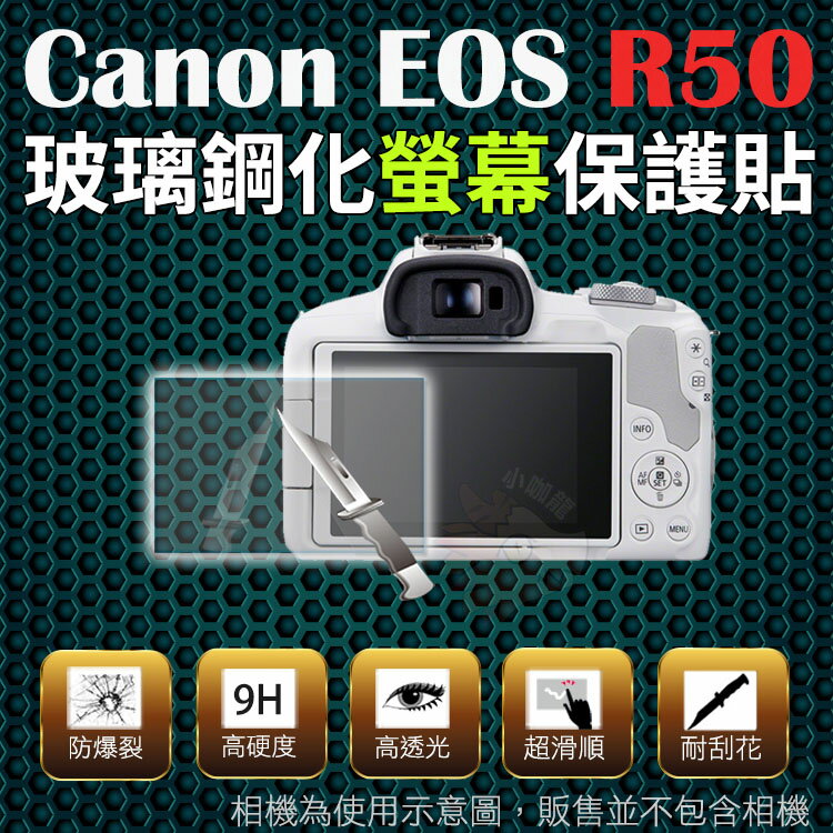 【小咖龍】 Canon EOS R50 鋼化玻璃螢幕保護貼 鋼化玻璃膜 鋼化螢幕 奈米鍍膜 螢幕保護貼 防刮花