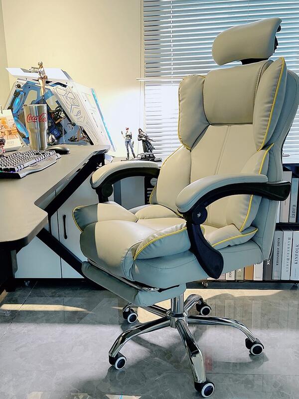 【特惠 下殺】✅電腦椅家用舒適久坐電競椅沙發椅子書房書桌辦公轉椅主播升降座椅