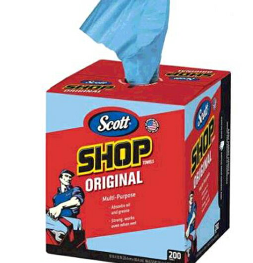 [COSCO代購4] W112008 金百利 Scott Shop Towel 強韌萬用紙抹布 盒裝200抽 兩入