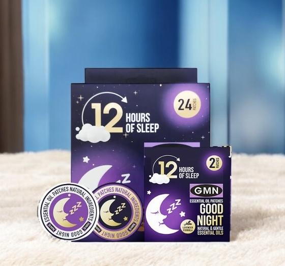 GMN 紐西蘭午安/ 晚安睡眠精油貼片 24片 精油 貼片 舒眠 睡前貼片