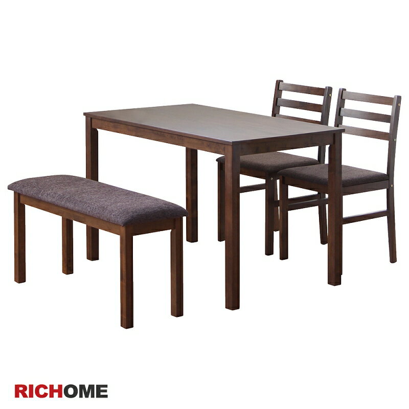brunch 餐桌 餐桌椅 一桌四椅 早餐店桌椅 簡約餐桌 RICHOME DS071 美智子和風餐桌椅組