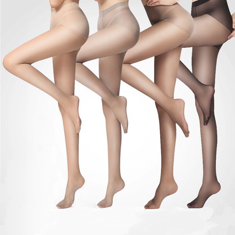 【1/4雙裝】絲襪女連褲襪超薄款夏大碼打底襪春秋連體連腳長筒【