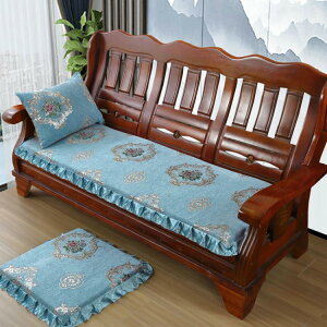 實木沙發墊加厚海綿中式紅木沙發坐墊四季通用老式三人春秋椅座墊
