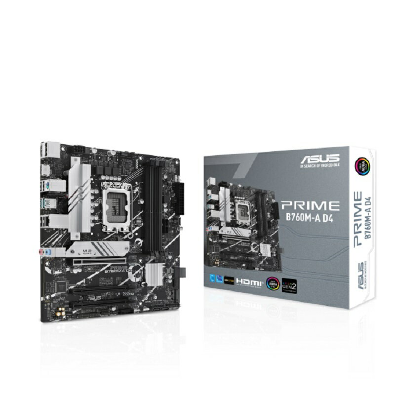 【享最高折300】ASUS 華碩 PRIME B760M-A D4 主機板