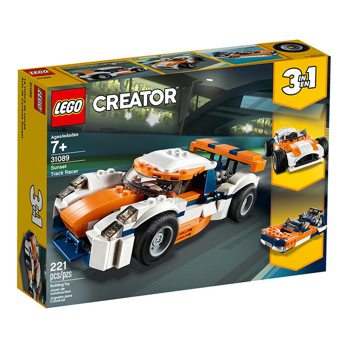 LEGO 樂高 Creator 創意系列 31089 日落賽車 【鯊玩具Toy Shark】