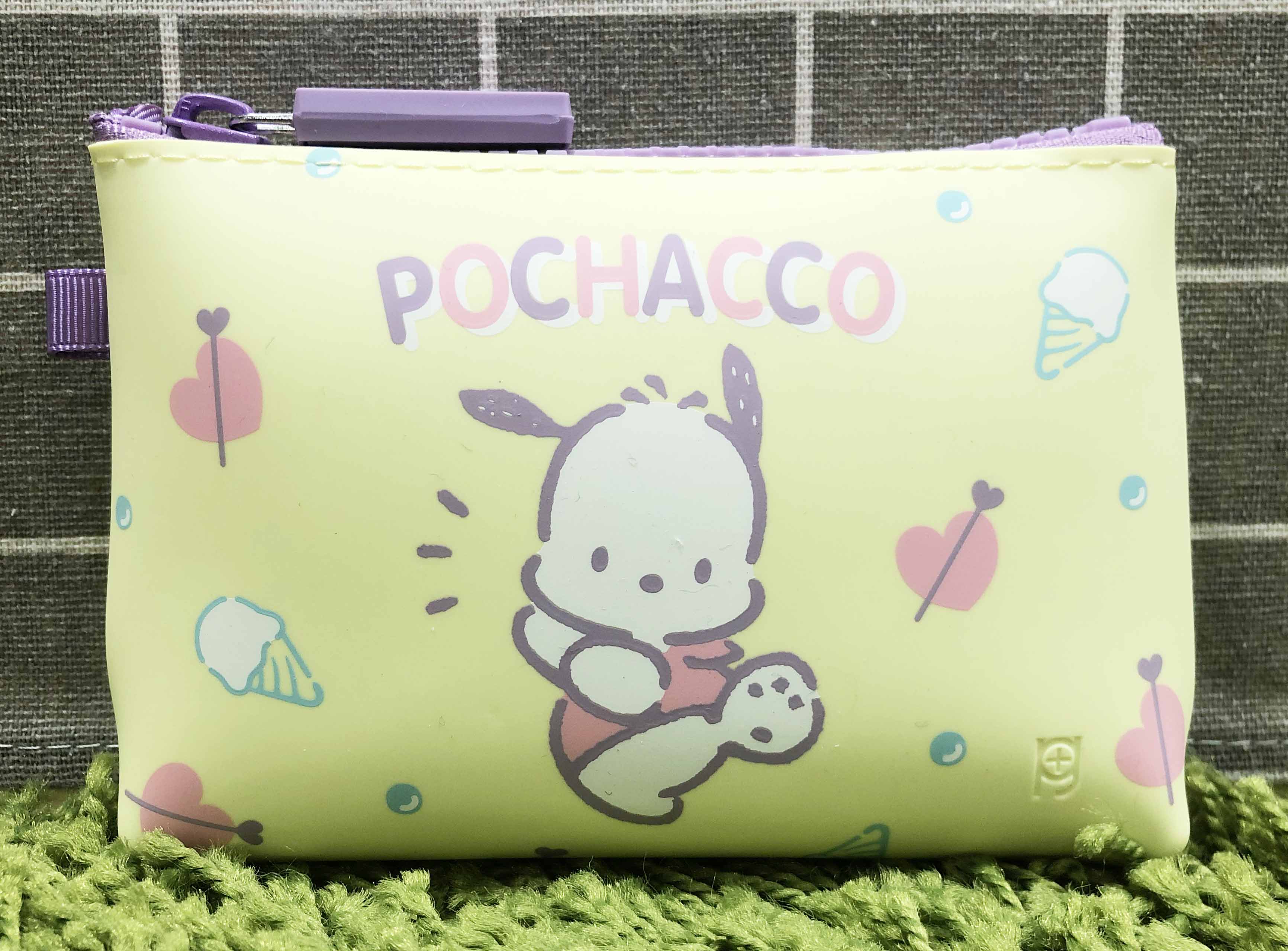 【震撼精品百貨】Pochacco 帕帢狗~日本三麗鷗Sanrio 帕恰狗矽膠零錢包/收納包*77657