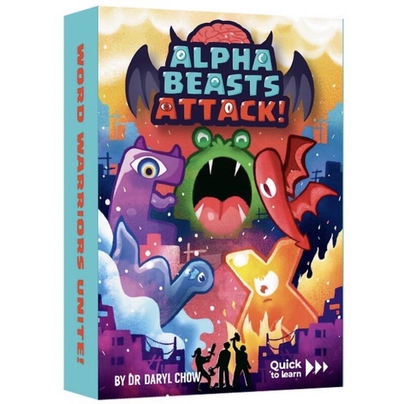 進擊的字母怪獸 Alpha Beasts Attack 附繁體中文說明書 高雄龐奇桌遊 正版桌遊專賣 栢龍