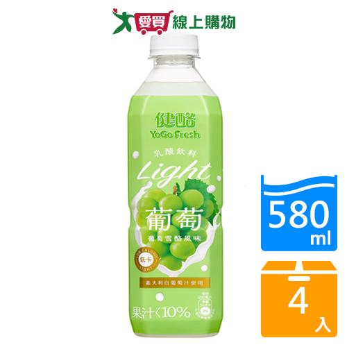 健酪乳酸葡萄雪酪風味580MLx4【愛買】