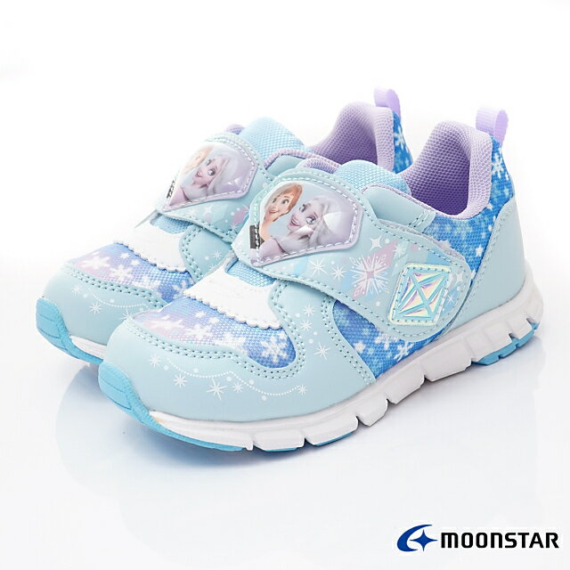 日本月星Moonstar機能童鞋冰雪聯名運動鞋DNC13299藍(中小童)