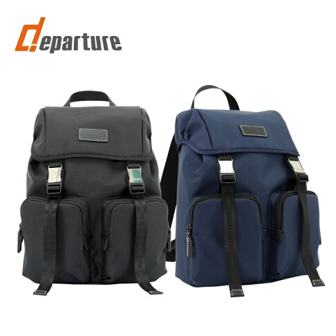 Departure 旅行趣 小後背包 休閒後背包 束口型背包 後背包 休閒後背包 BP039 (藍/黑) 0