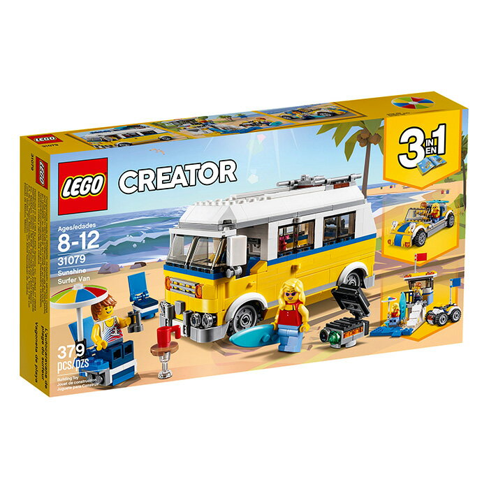 LEGO 樂高 Creator 創意系列 31079 陽光衝浪手廂型車 【鯊玩具Toy Shark】