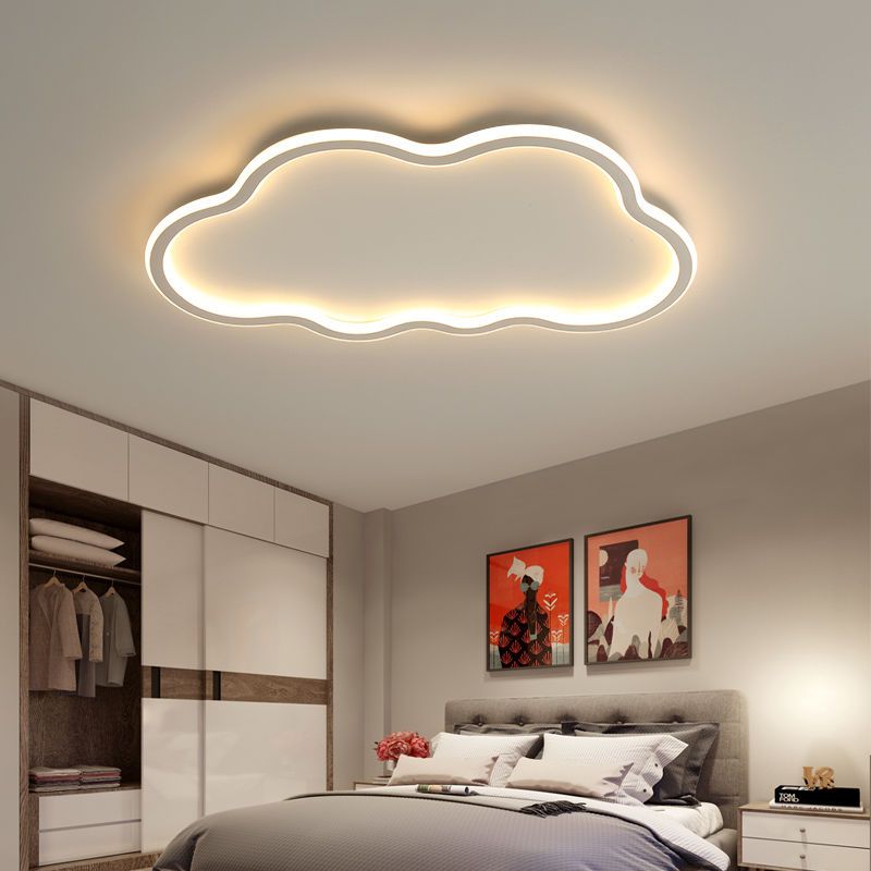 兒童臥室燈2022年新款北歐極簡設計臥室燈簡約現代浪漫房間吸頂燈