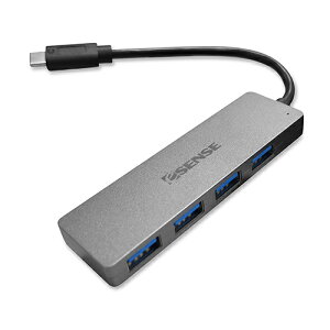 【超取免運】Esense 逸盛 Type-C USB3.1 高速傳輸 4埠HUB 集線器 (灰色)