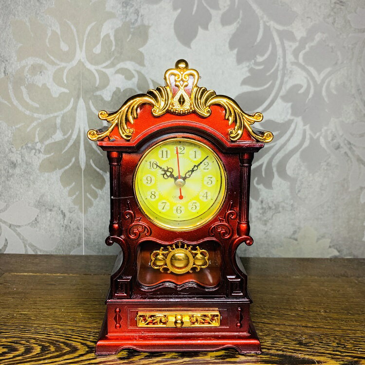 座鐘客廳桌面鐘表擺件歐式家居飾品臥室靜音時鐘臺鐘