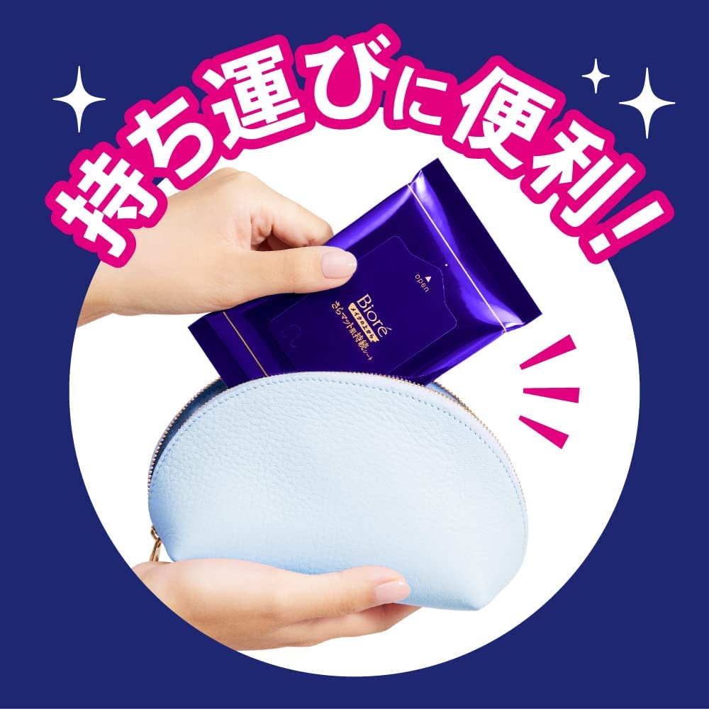 🔥部分現貨🔥日本 Biore 定妝棉片 30入 補妝巾 控油 去油 定妝 補妝 脫妝 Ｔ字部位 嘴角 眼周 濕紙巾 化妝棉 妝容急救 防脫妝【小福部屋】 3