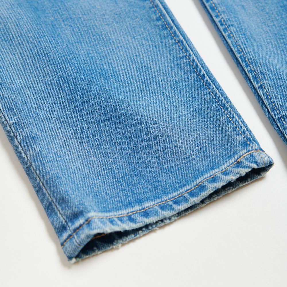 EDWIN 男款 RED LABEL 365 丹寧中腰窄管直筒褲 (石洗藍) 8