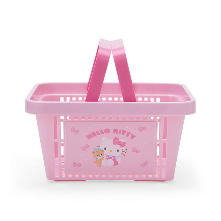 【震撼精品百貨】Hello Kitty 凱蒂貓~日本三麗鷗SANRIO KITTY塑膠置物瀝水提籃-好友款*00275