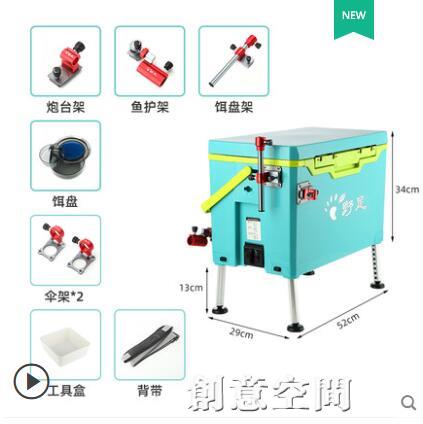 漁具收納包多功能收納箱釣魚用品裝備漁具包釣魚工具箱配件盒大全快速出