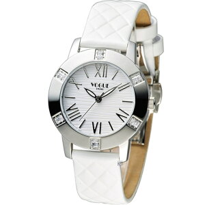 VOGUE錶 經典菱格紋時尚腕錶 2V1501-341SD-W【刷卡回饋 分期0利率】