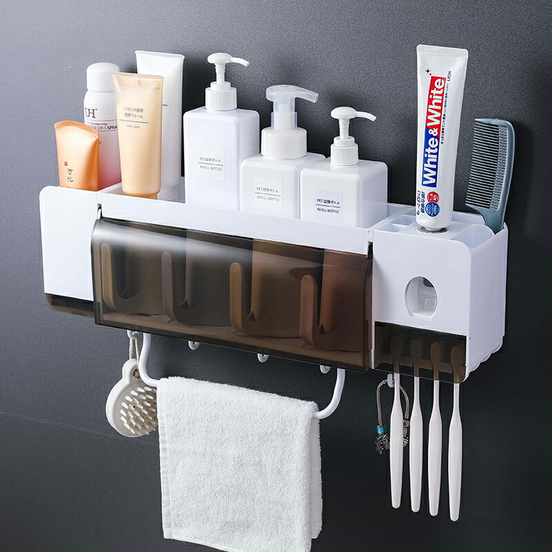 家居生活用品衛生間用具大全小百貨抖音同款收納神器牙刷置物架