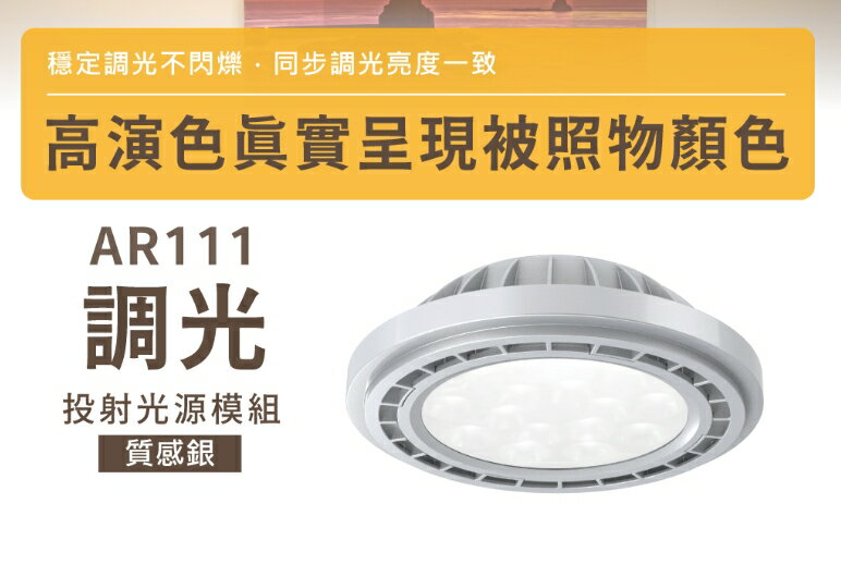 舞光 LED AR111 調光燈泡 14W可調光 RA90 窄角投光 24度 自然光 黃光 需搭配調光器 全電壓 好商量~