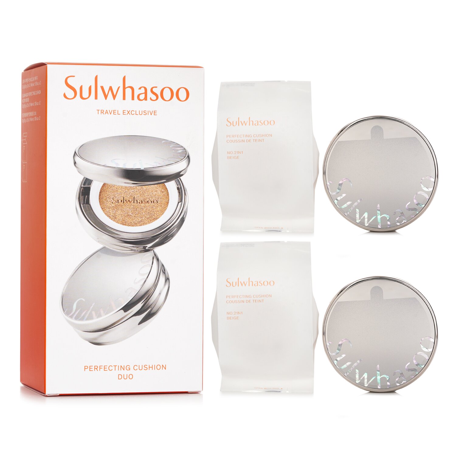雪花秀 Sulwhasoo - 完美氣墊粉底 SPF50 (雙件組)
