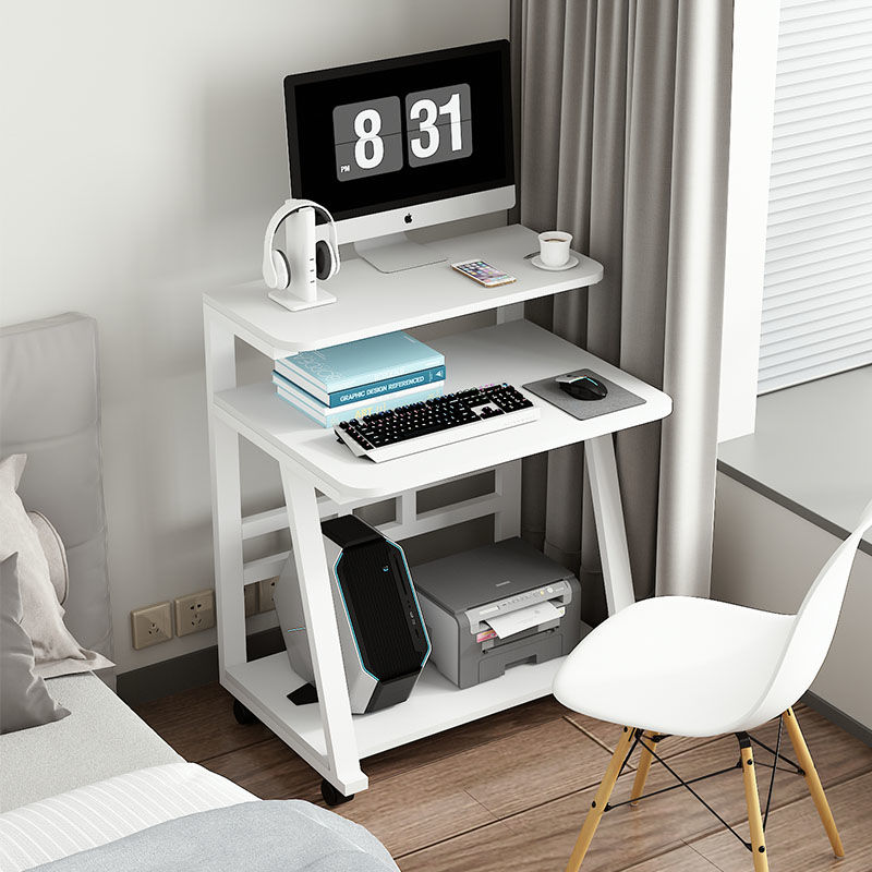 電腦桌家用臥室書桌簡約現代小戶型臺式機桌出租房可移動一體式桌