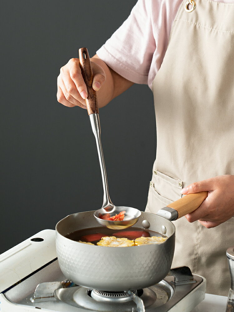 家用304不銹鋼火鍋湯勺漏勺套裝撈面勺廚房勺子過濾漏網