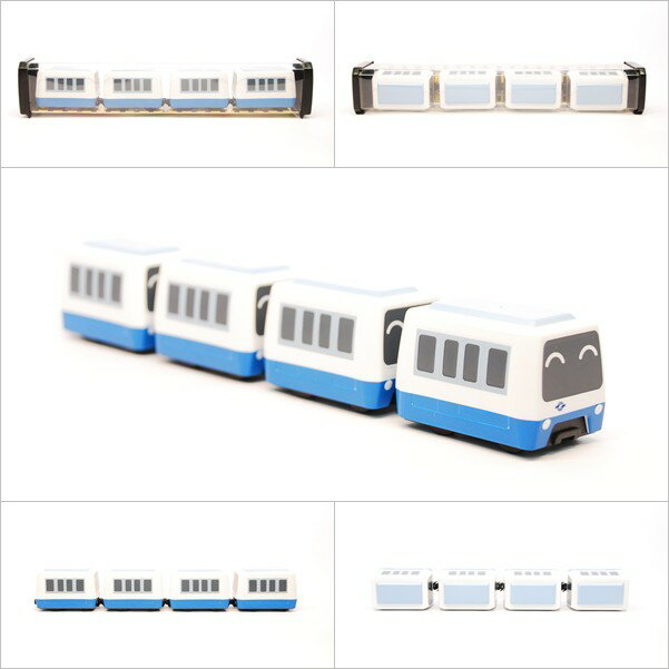 台北捷運木柵線列車 VAL256型中運量 鐵支路4節迴力小列車 迴力車 火車玩具 QV013T1 TR台灣鐵道