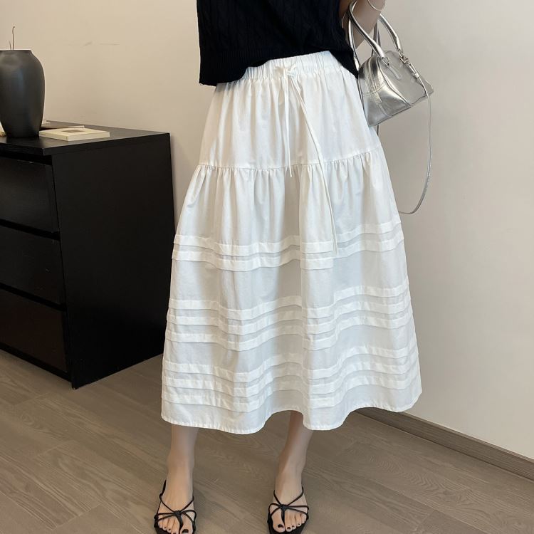 甜美時尚長裙八分裙蓬蓬裙蛋糕裙【88-18-8240367-24】ibella 艾貝拉
