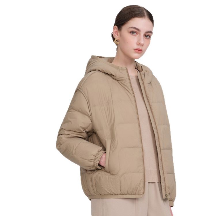 加厚保暖羽絨外套羽絨衣女90%白鴨絨【21-25-8896-25】ibella 艾貝拉