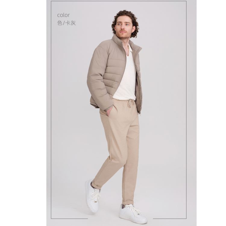 加厚保暖立領羽絨外套羽絨衣男90%白鴨絨【21-25-8997-25】ibella 艾貝拉 2